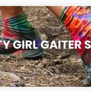 Women’s Running Gaiters - Vibrant Tie-Dye